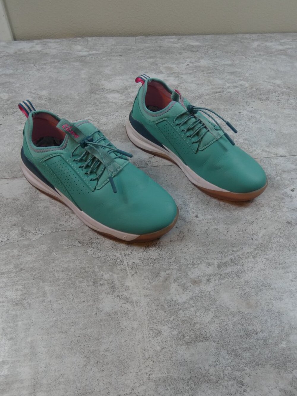 Clove Sneaker Turquoise Pacific Palm Nurse Healthcare Comfort Shoe